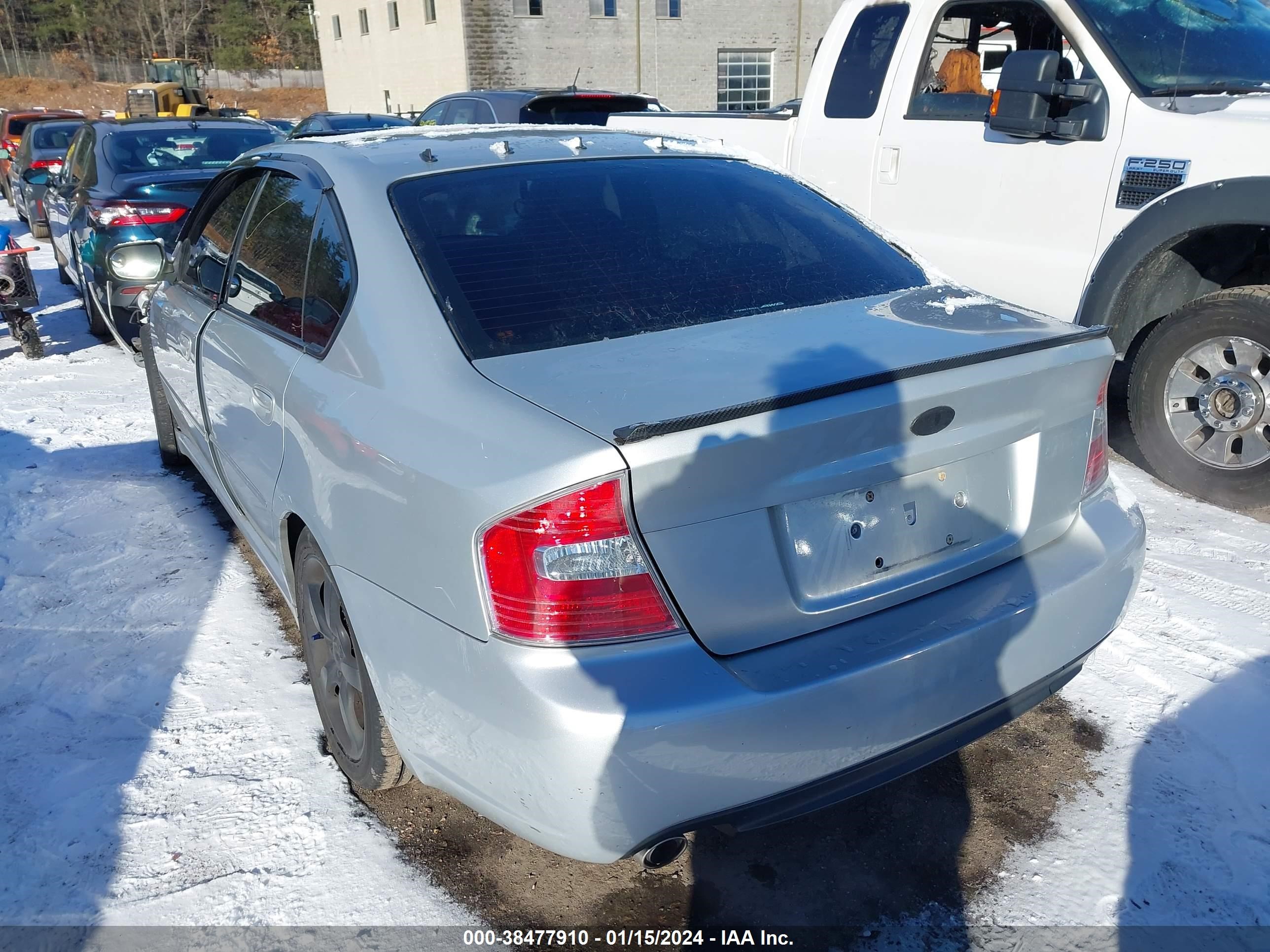 Photo 2 VIN: 4S3BL626867212939 - SUBARU LEGACY 