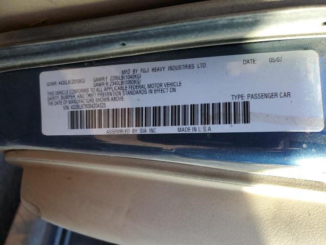 Photo 11 VIN: 4S3BL676084204525 - SUBARU LEGACY GT 