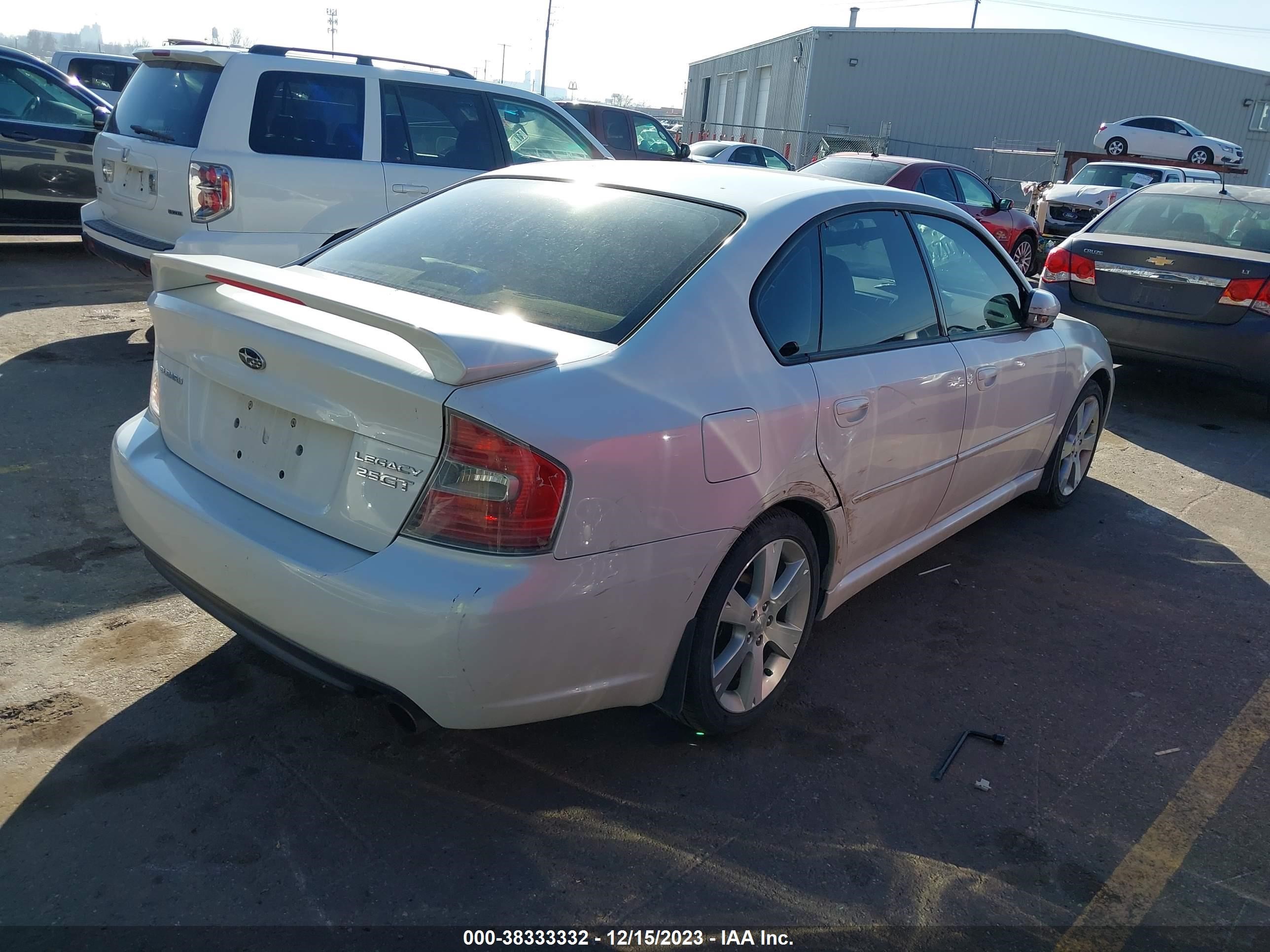 Photo 3 VIN: 4S3BL676574213820 - SUBARU LEGACY 