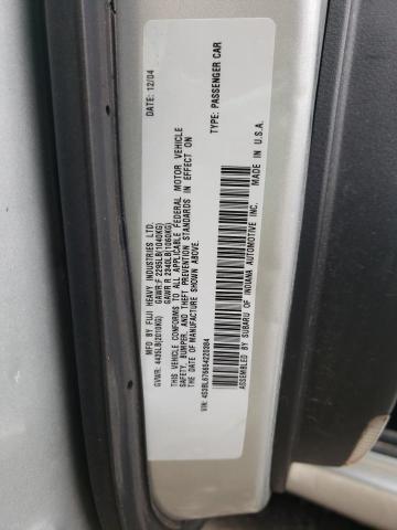 Photo 11 VIN: 4S3BL676654220384 - SUBARU LEGACY 