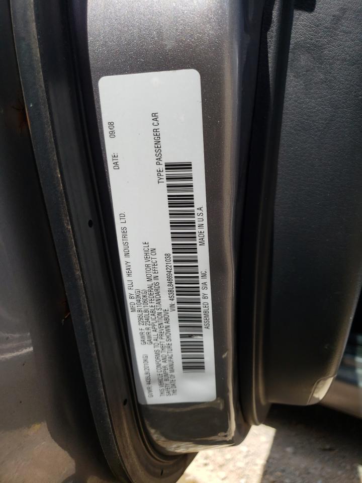 Photo 11 VIN: 4S3BL846694221038 - SUBARU LEGACY 