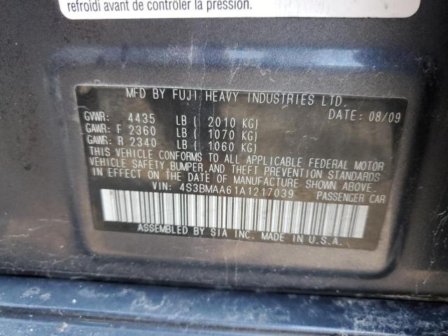 Photo 11 VIN: 4S3BMAA61A1217039 - SUBARU LEGACY 