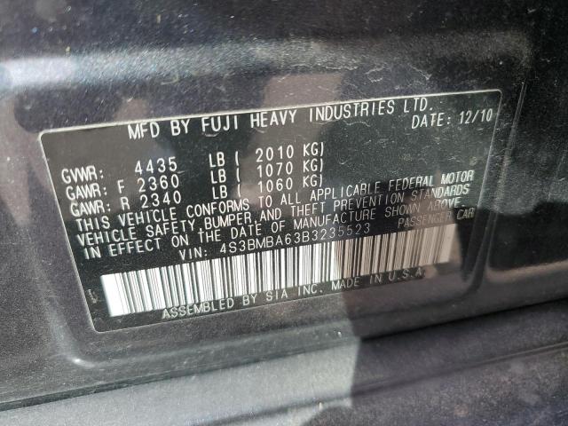 Photo 11 VIN: 4S3BMBA63B3235523 - SUBARU LEGACY 2.5 