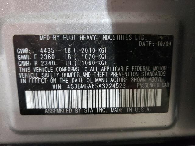 Photo 11 VIN: 4S3BMBA65A3224523 - SUBARU LEGACY 2.5 