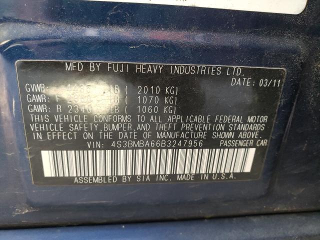 Photo 9 VIN: 4S3BMBA66B3247956 - SUBARU LEGACY 2.5 