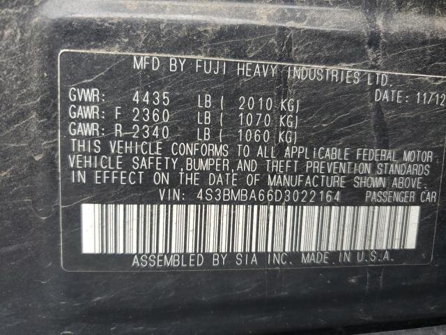 Photo 11 VIN: 4S3BMBA66D3022164 - SUBARU LEGACY 2.5 