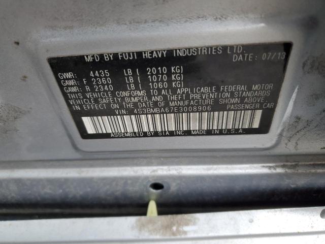 Photo 12 VIN: 4S3BMBA67E3008906 - SUBARU LEGACY 