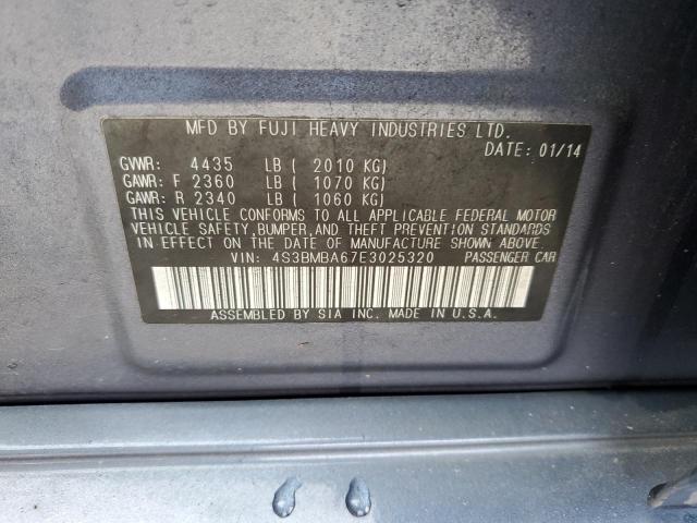 Photo 11 VIN: 4S3BMBA67E3025320 - SUBARU LEGACY 