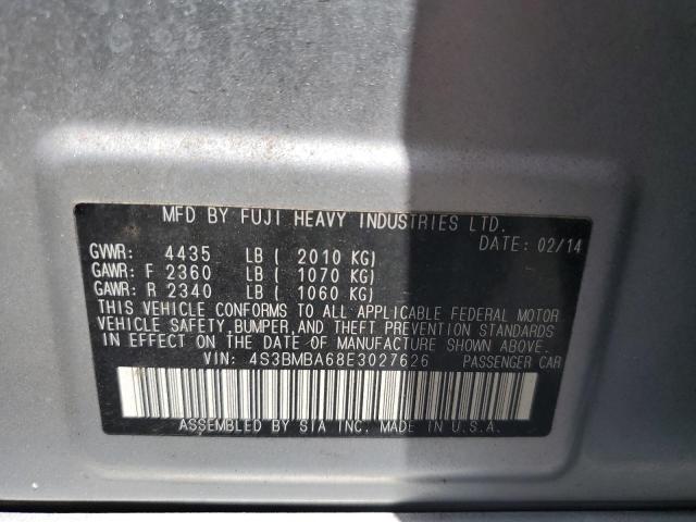 Photo 11 VIN: 4S3BMBA68E3027626 - SUBARU LEGACY 