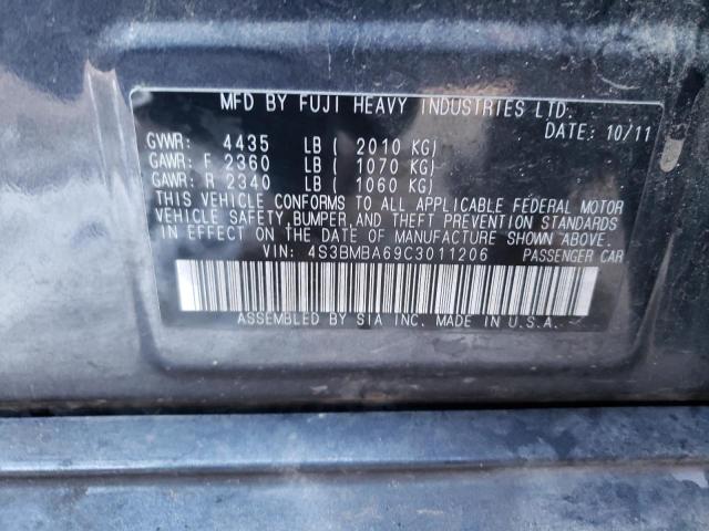 Photo 12 VIN: 4S3BMBA69C3011206 - SUBARU LEGACY 2.5 