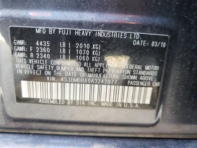 Photo 9 VIN: 4S3BMBB60A3242877 - SUBARU LEGACY 2.5 