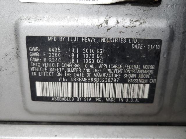 Photo 11 VIN: 4S3BMBB66B3230797 - SUBARU LEGACY 2.5 