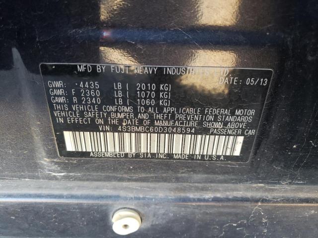 Photo 9 VIN: 4S3BMBC60D3048594 - SUBARU LEGACY 2.5 