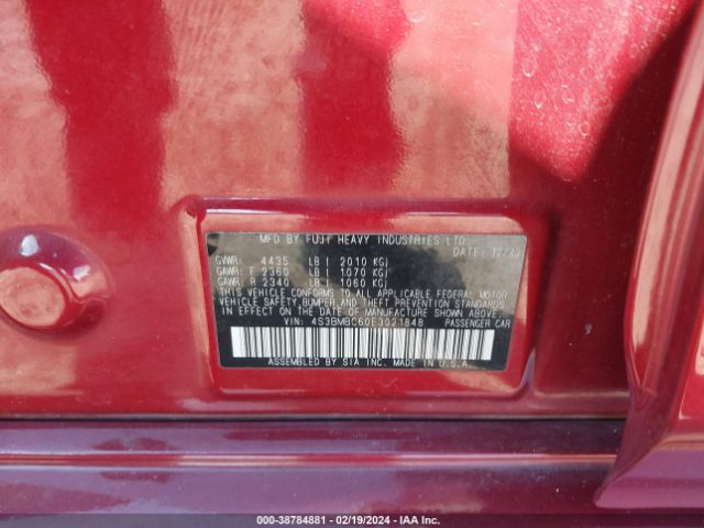 Photo 8 VIN: 4S3BMBC60E3021848 - SUBARU LEGACY 