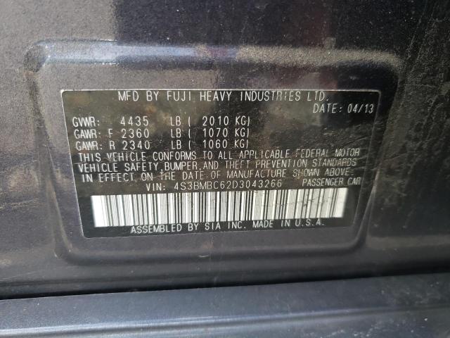 Photo 11 VIN: 4S3BMBC62D3043266 - SUBARU LEGACY 2.5 