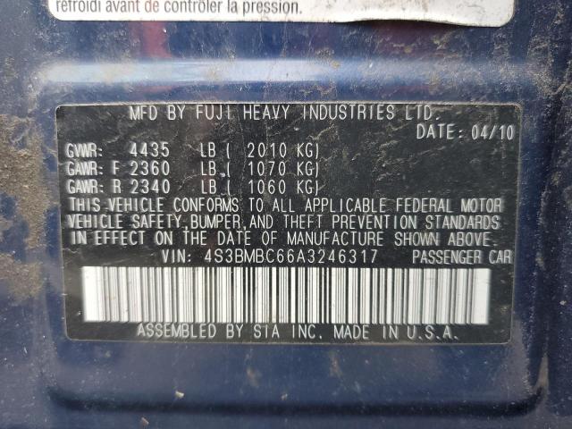 Photo 11 VIN: 4S3BMBC66A3246317 - SUBARU LEGACY 2.5 