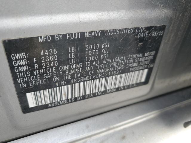 Photo 11 VIN: 4S3BMBC68B3211697 - SUBARU LEGACY 2.5 