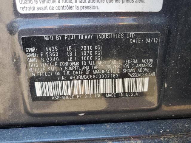 Photo 11 VIN: 4S3BMBC68C3037163 - SUBARU LEGACY 