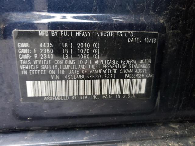 Photo 11 VIN: 4S3BMBC6XE3017371 - SUBARU LEGACY 