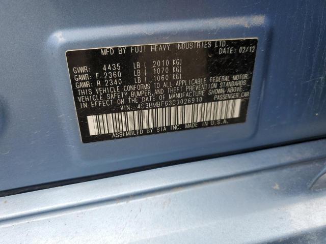 Photo 11 VIN: 4S3BMBF63C3026910 - SUBARU LEGACY 