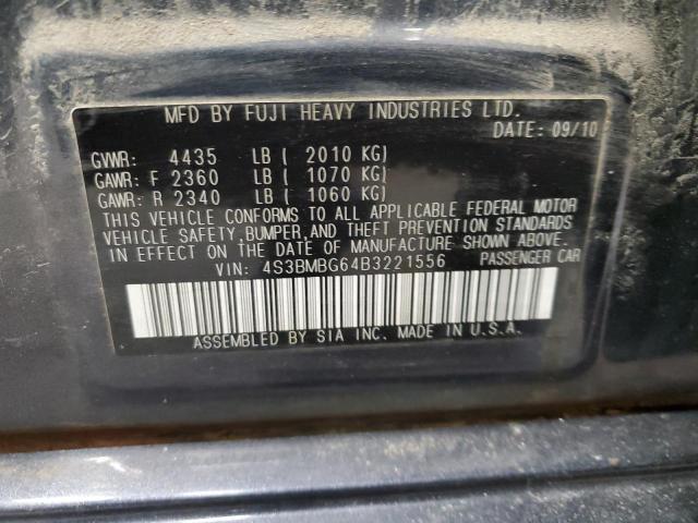 Photo 11 VIN: 4S3BMBG64B3221556 - SUBARU LEGACY 