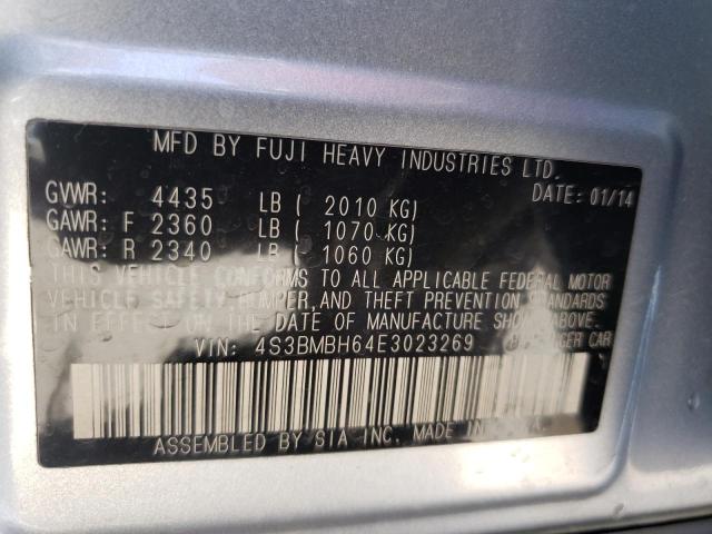 Photo 9 VIN: 4S3BMBH64E3023269 - SUBARU LEGACY 2.5 