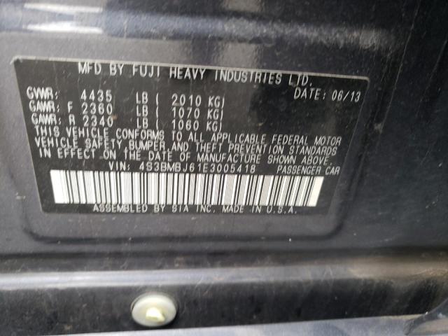 Photo 12 VIN: 4S3BMBJ61E3005418 - SUBARU LEGACY 2.5 