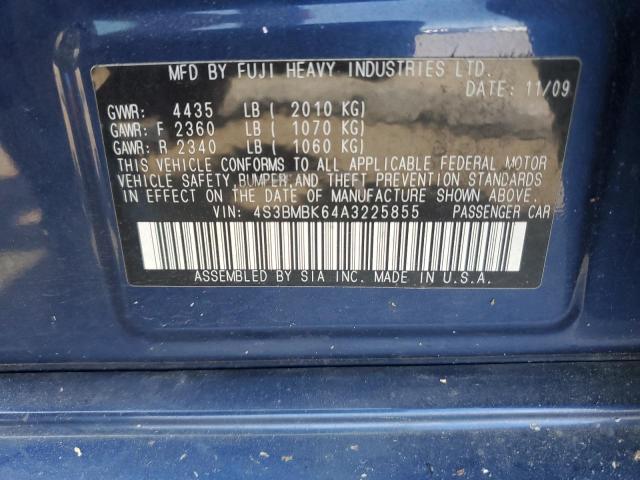 Photo 11 VIN: 4S3BMBK64A3225855 - SUBARU LEGACY 