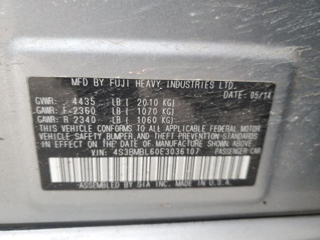 Photo 11 VIN: 4S3BMBL60E3036107 - SUBARU LEGACY 2.5 