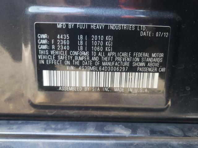 Photo 11 VIN: 4S3BMBL64D3006297 - SUBARU LEGACY 