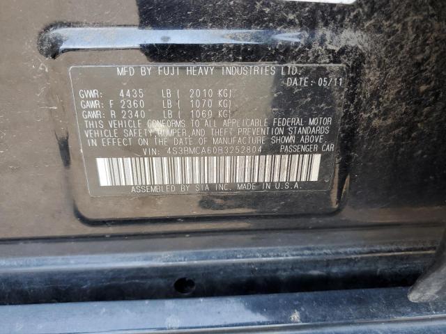 Photo 11 VIN: 4S3BMCA60B3252804 - SUBARU LEGACY 2.5 