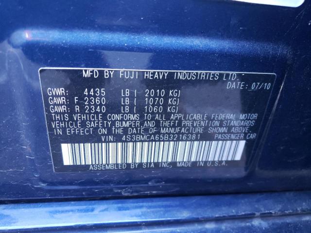 Photo 11 VIN: 4S3BMCA65B3216381 - SUBARU LEGACY 