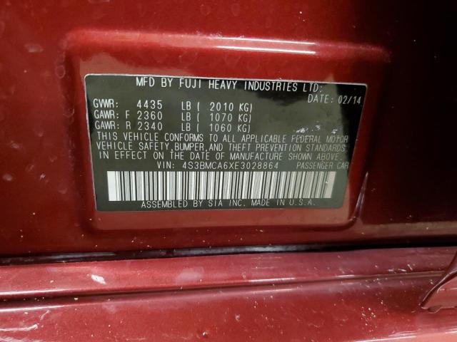 Photo 12 VIN: 4S3BMCA6XE3028864 - SUBARU LEGACY 2.5 