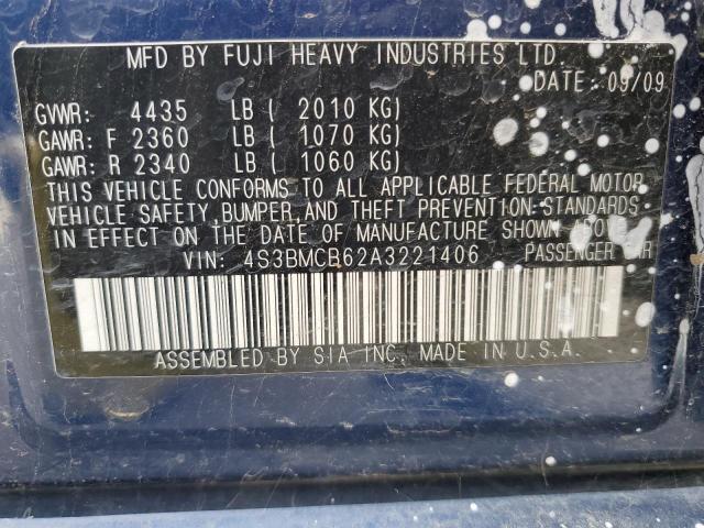 Photo 11 VIN: 4S3BMCB62A3221406 - SUBARU LEGACY 