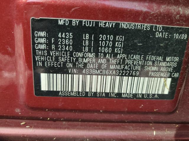 Photo 11 VIN: 4S3BMCB6XA3222769 - SUBARU LEGACY 