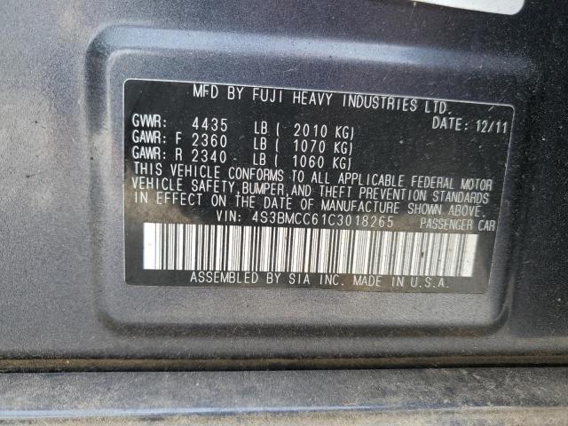 Photo 11 VIN: 4S3BMCC61C3018265 - SUBARU LEGACY 