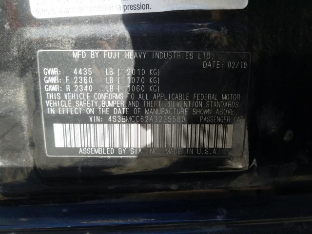 Photo 9 VIN: 4S3BMCC62A3235580 - SUBARU LEGACY 2.5 