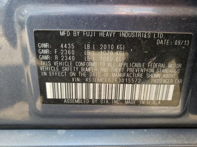 Photo 9 VIN: 4S3BMCC62E3015572 - SUBARU LEGACY 2.5 