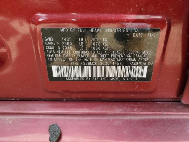 Photo 9 VIN: 4S3BMCC63C3014458 - SUBARU LEGACY 2.5 