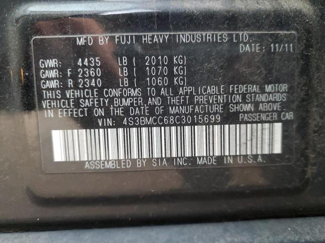 Photo 11 VIN: 4S3BMCC68C3015699 - SUBARU LEGACY 2.5 