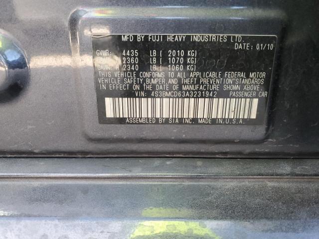 Photo 11 VIN: 4S3BMCD63A3231942 - SUBARU LEGACY 