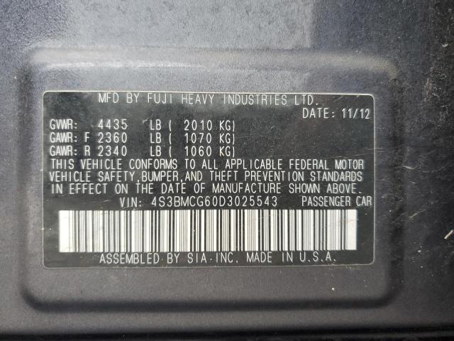 Photo 12 VIN: 4S3BMCG60D3025543 - SUBARU LEGACY 