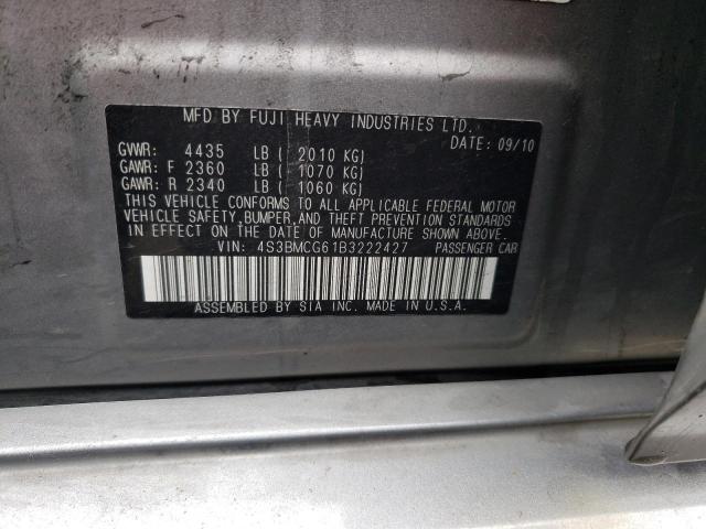 Photo 11 VIN: 4S3BMCG61B3222427 - SUBARU LEGACY 2.5 