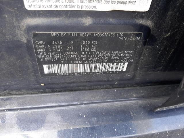 Photo 9 VIN: 4S3BMCG64A3244078 - SUBARU LEGACY 2.5 