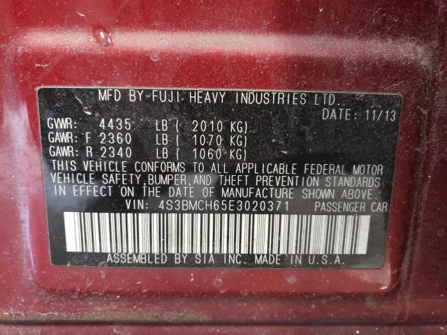 Photo 11 VIN: 4S3BMCH65E3020371 - SUBARU LEGACY 