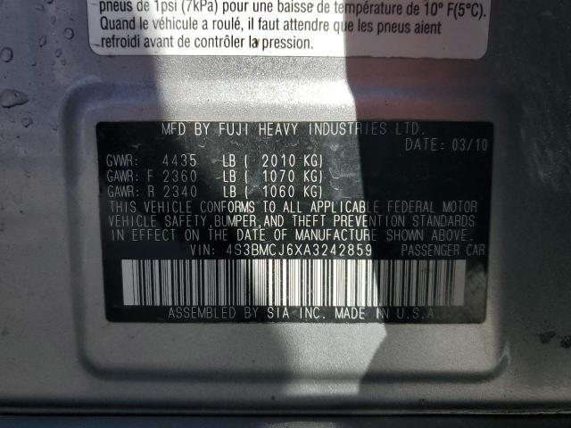 Photo 11 VIN: 4S3BMCJ6XA3242859 - SUBARU LEGACY 