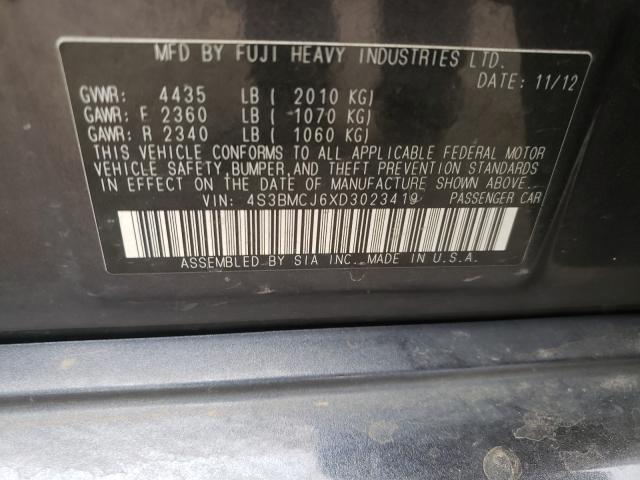 Photo 9 VIN: 4S3BMCJ6XD3023419 - SUBARU LEGACY 2.5 