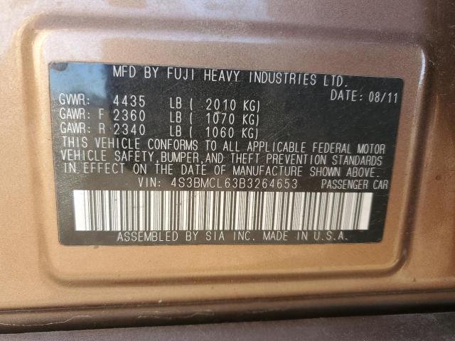 Photo 11 VIN: 4S3BMCL63B3264653 - SUBARU LEGACY 