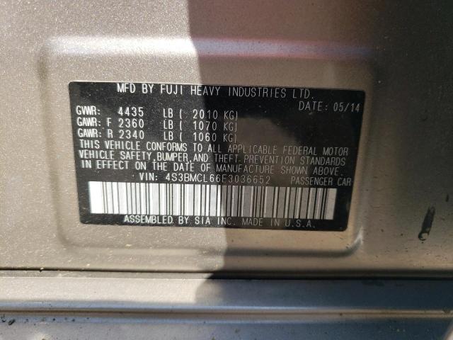 Photo 11 VIN: 4S3BMCL66E3036652 - SUBARU LEGACY 2.5 