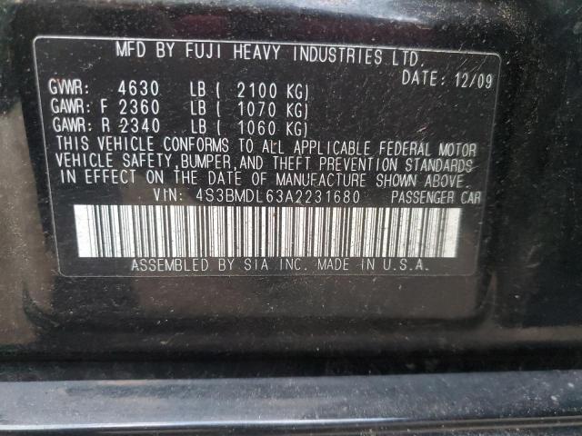 Photo 12 VIN: 4S3BMDL63A2231680 - SUBARU LEGACY 3.6 